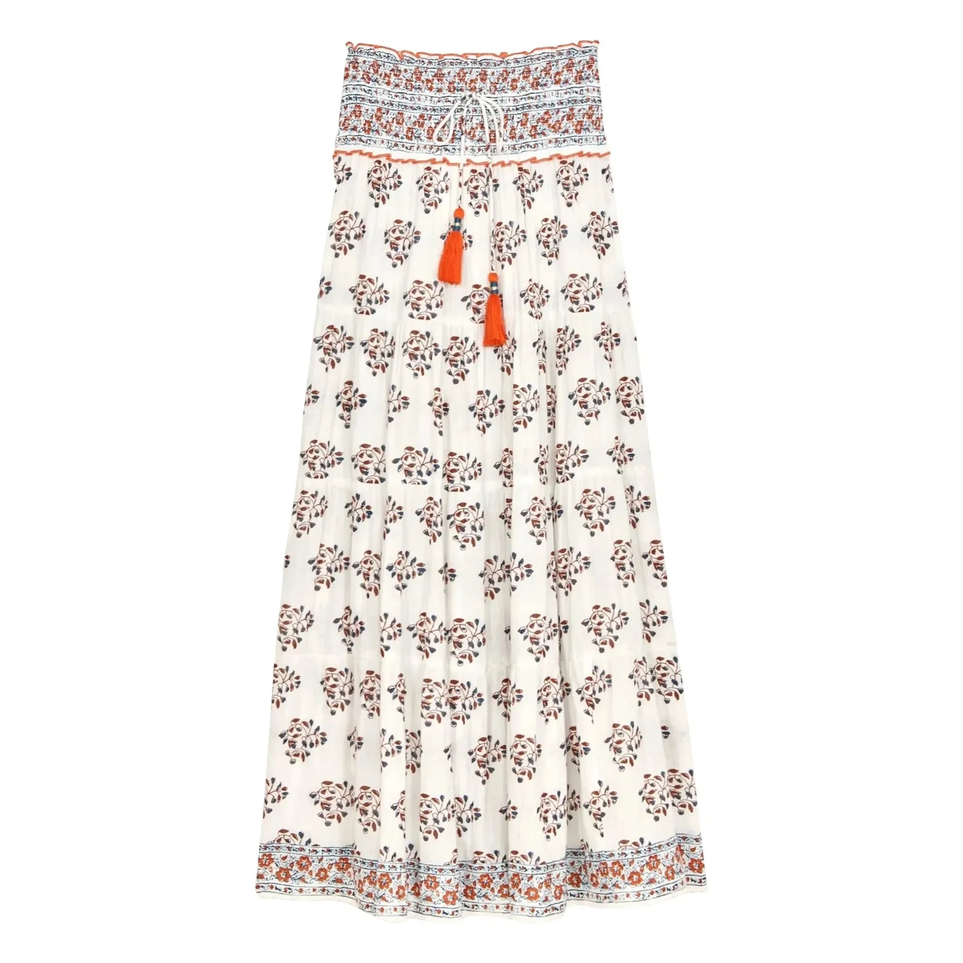 M.A.B.E. - Stella Cotton skirt | Ecru