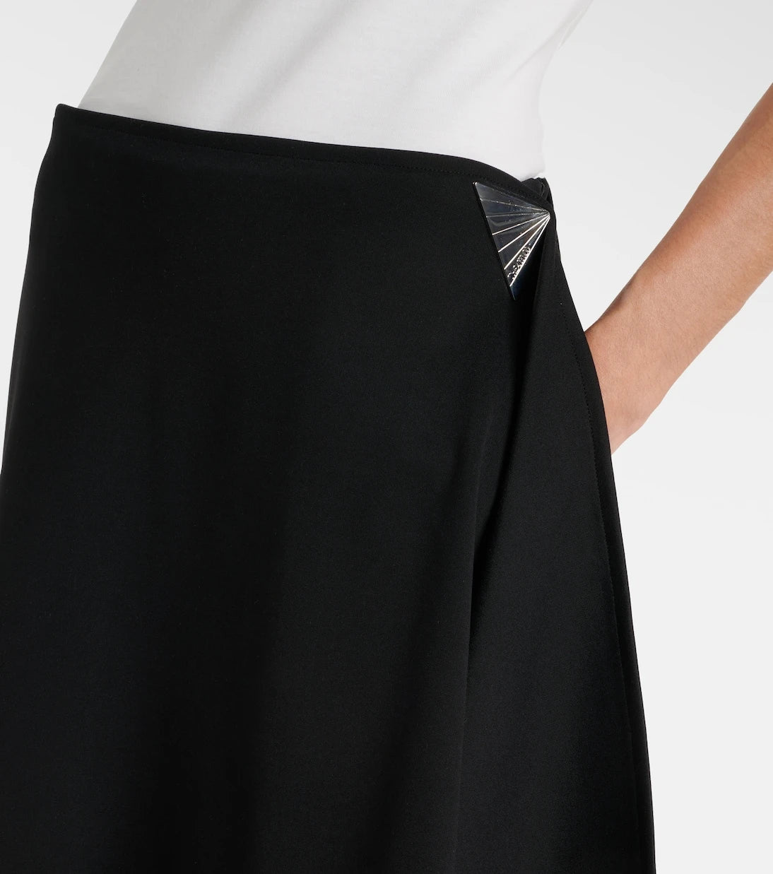The Attico - Draped slim pants
