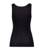 Hanro Black Mercerised Cotton Kalea Tank Top