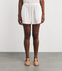Ulla Johnson White Open-Side Nima Shorts