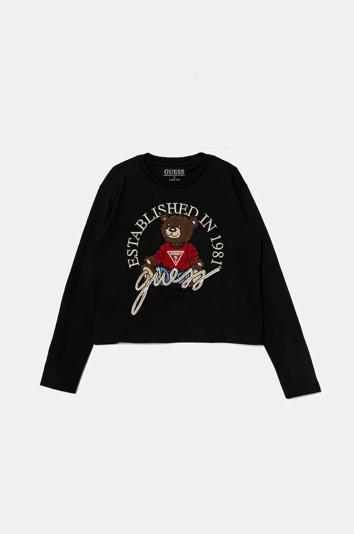 Детска блуза с дълги ръкави Guess