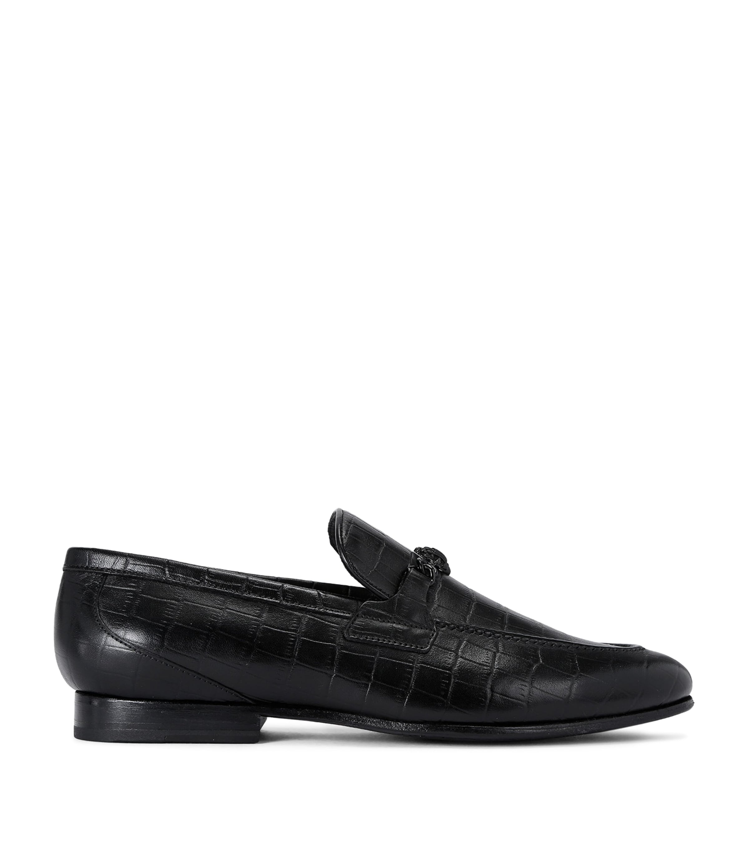 Croc-Embossed Alton Loafers