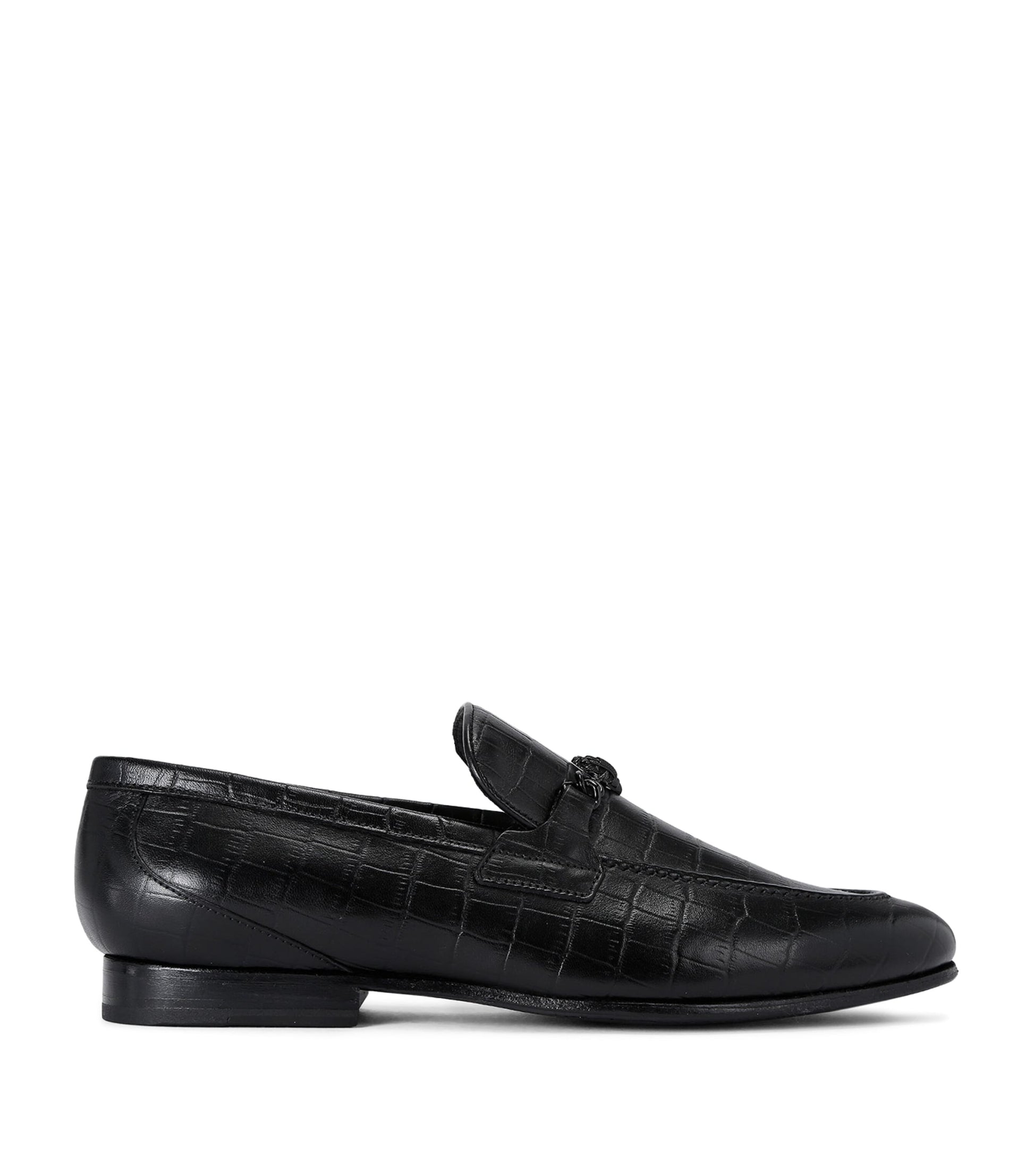 Croc-Embossed Alton Loafers