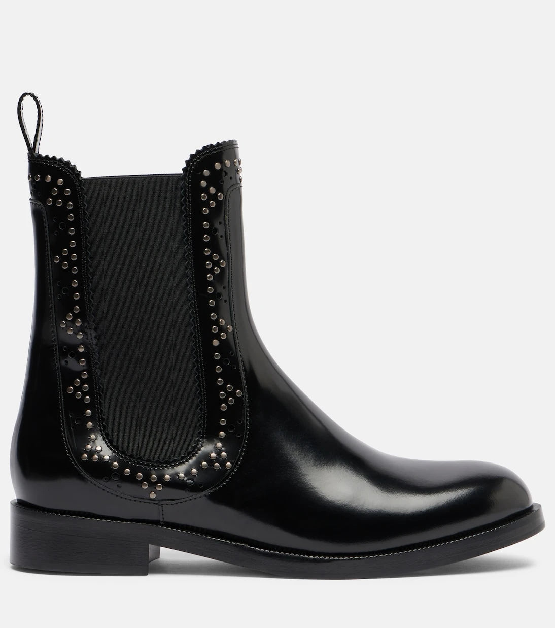 Aquazzura - Skye embellished leather Chelsea boots