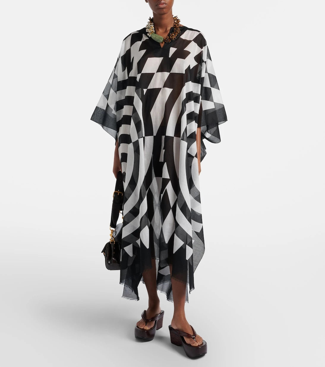 Dries Van Noten - Printed cotton kaftan