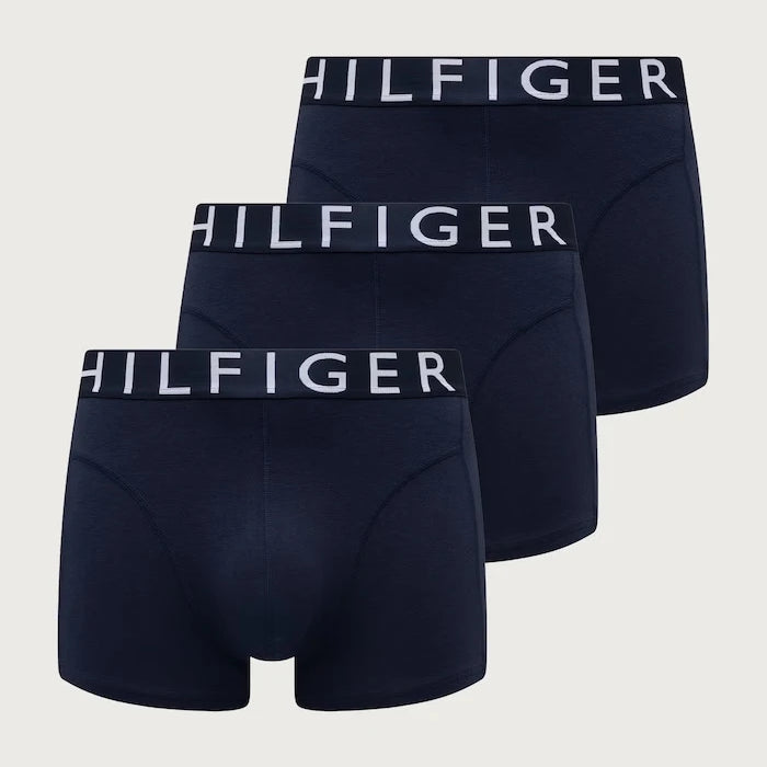 Tommy Hilfiger erkek pamuklu elastanlı dar boxer 3'lü