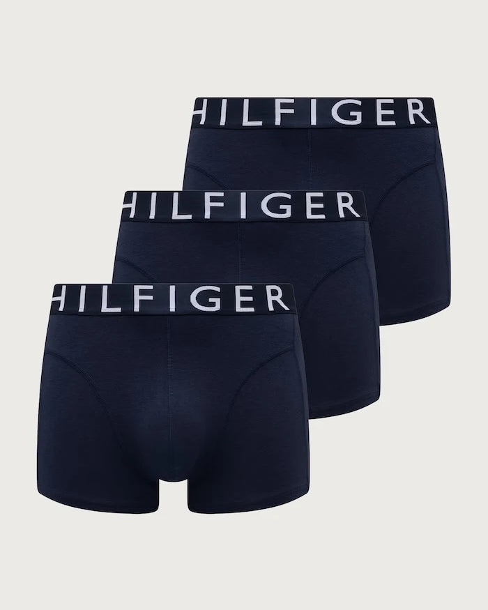 Tommy Hilfiger erkek pamuklu elastanlı dar boxer 3'lü