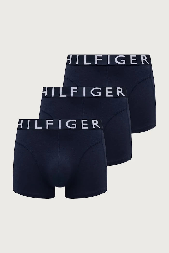 Tommy Hilfiger erkek pamuklu elastanlı dar boxer 3'lü