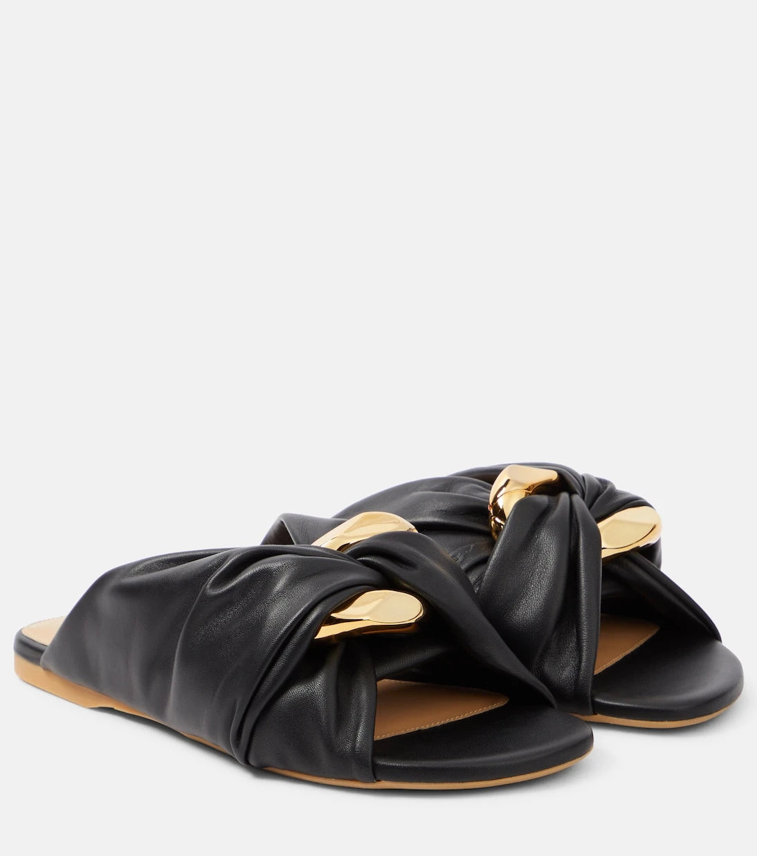 JW Anderson - Corner leather slides