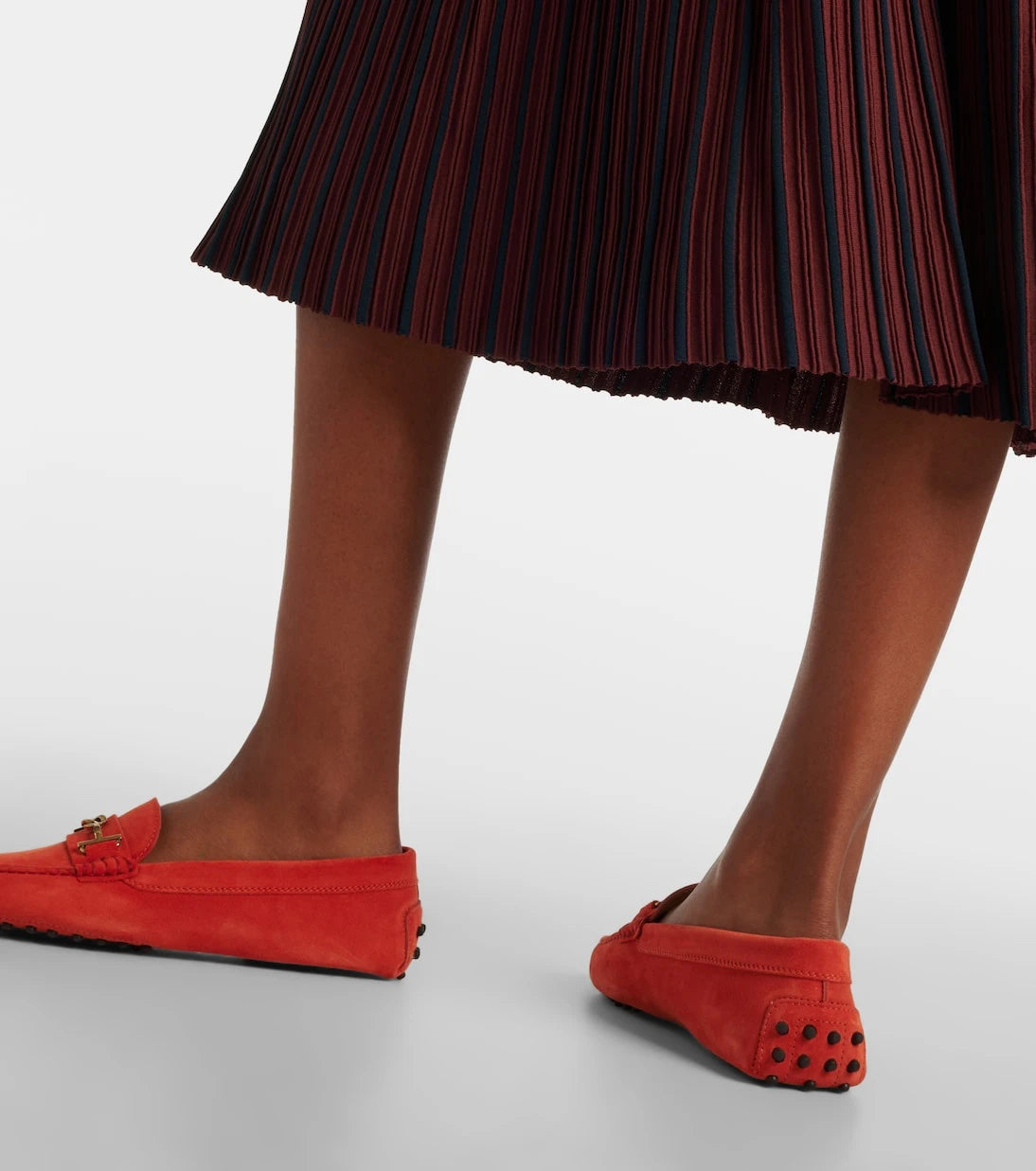 Tod's - T-Ring suede loafers