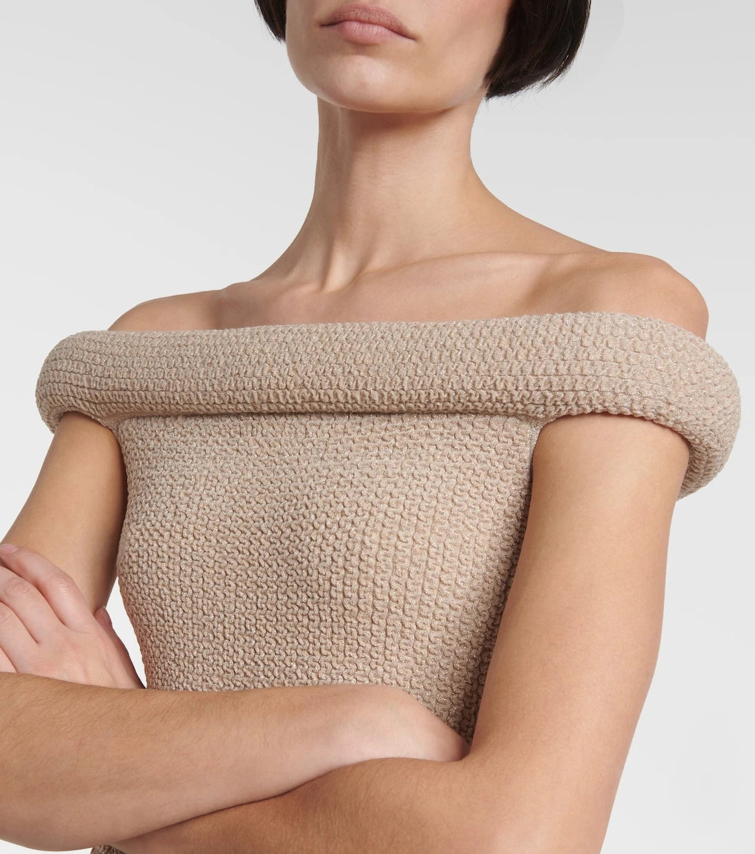 Toteme - Knitted off-shoulder top