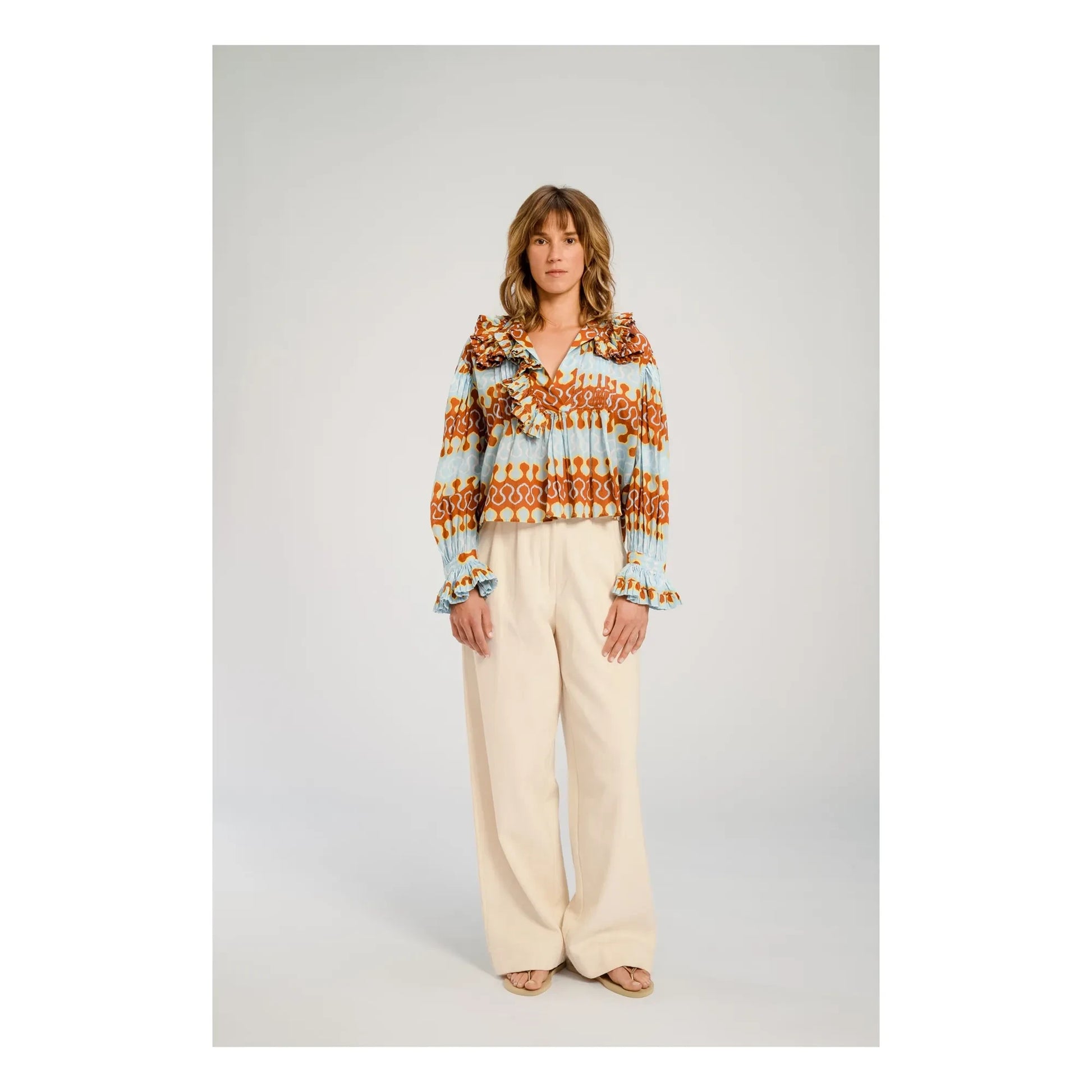 Virginie de Vinster - Rio blouse | Beige