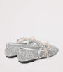 Silver Loli Glitter Ballerina Flats