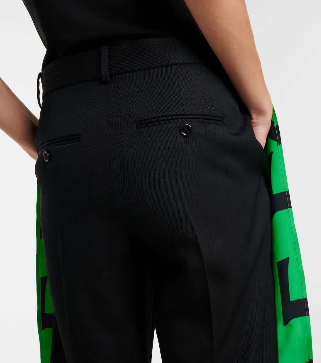 Loewe - Wool wide-leg pants