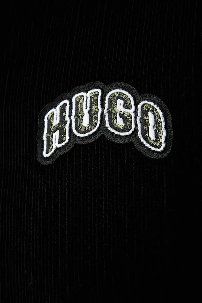 HUGO Blue erkek kot bomber ceket Berono2631