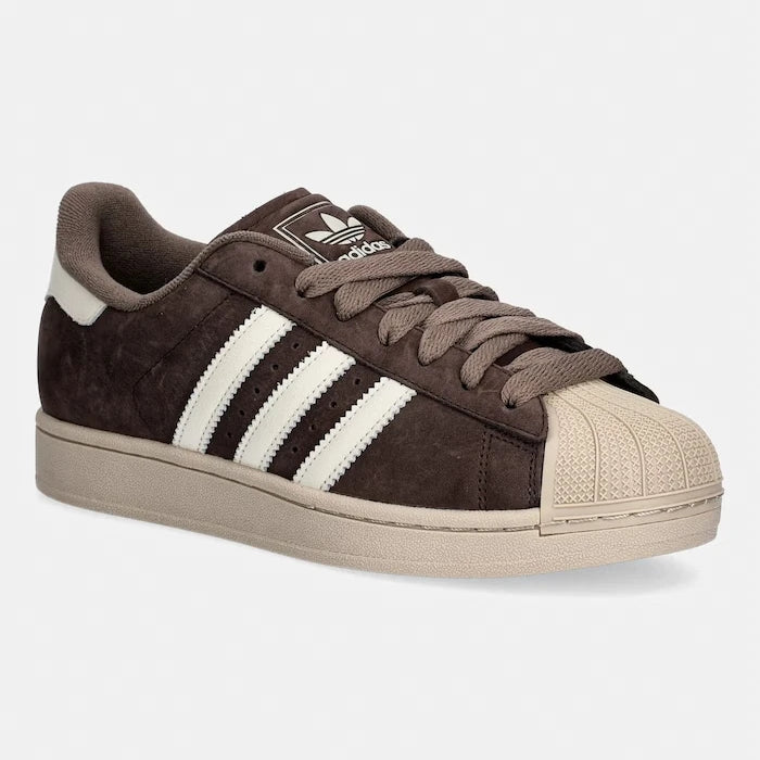 Маратонки от набук adidas Originals Superstar II