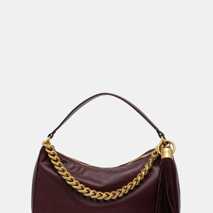 Twinset kadın deri hobo çanta