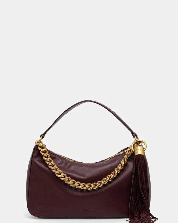 Twinset kadın deri hobo çanta