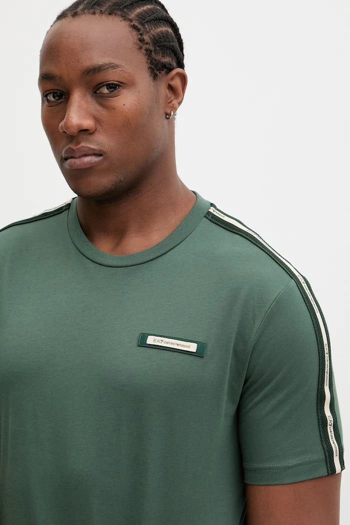 Памучна тениска EA7 Emporio Armani