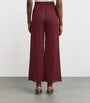 Oséree Burgundy Metallic Lumiere Trousers