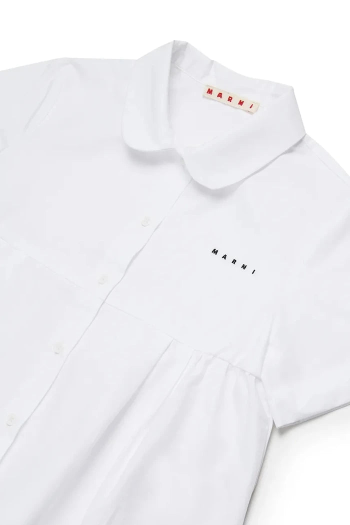 Marni çocuklar için pamuklu gömlek bluz MC121F SHIRT