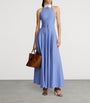 Ralph Lauren Collection Blue Collared Eldred Dress