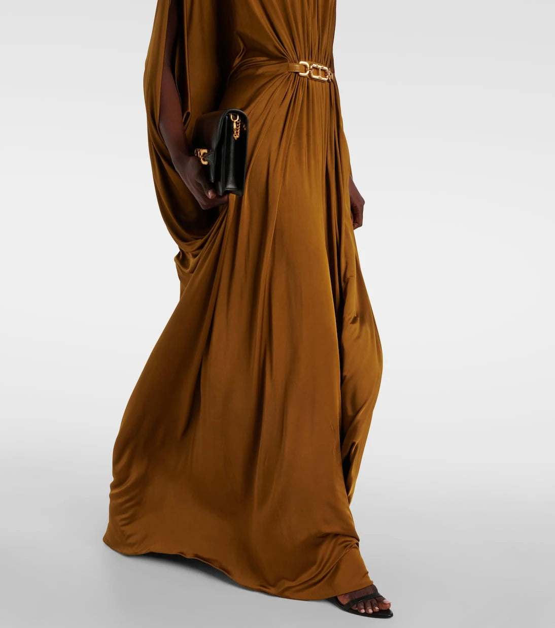 Tom Ford - Belted satin jersey kaftan