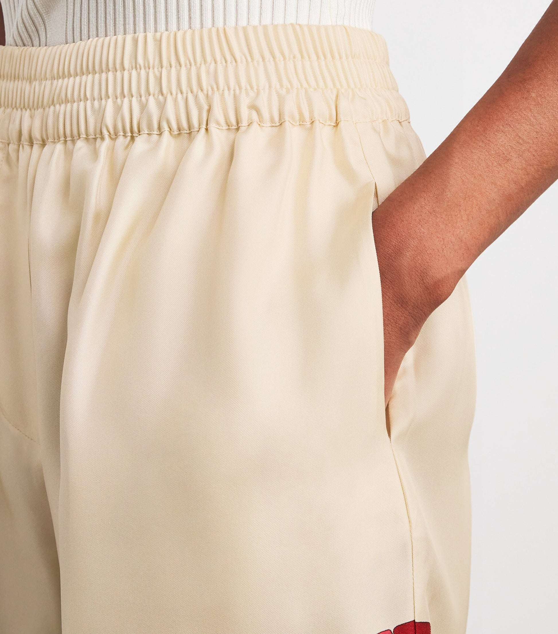 La Doublej Multi Silk Palazzo Shorts