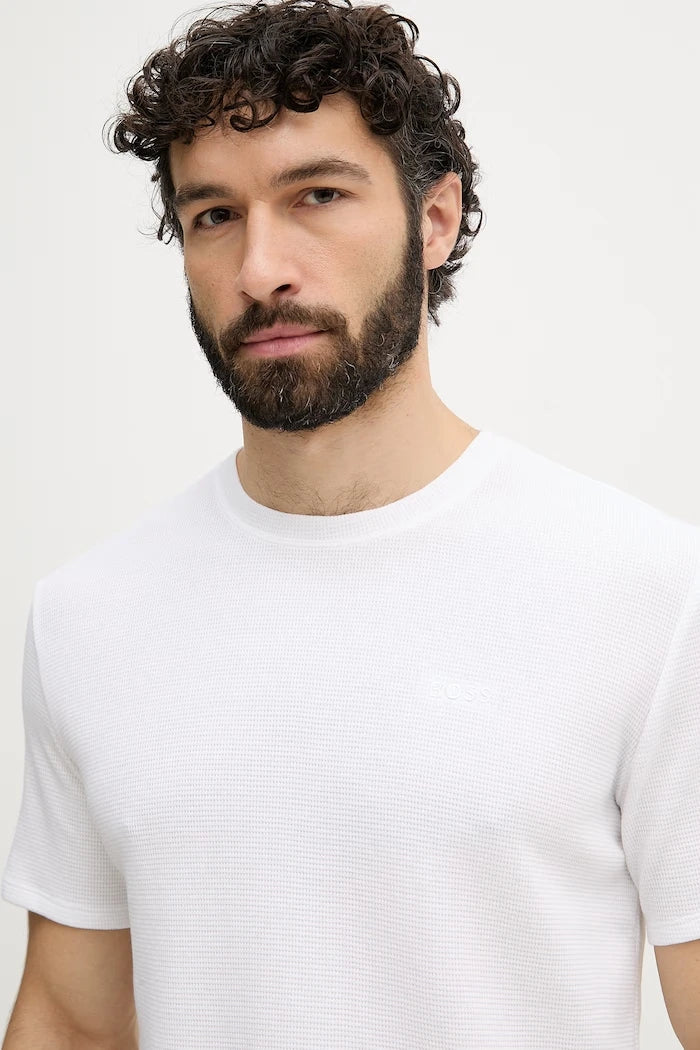 BOSS Erkek Ev Tişörtü Waffle T-Shirt