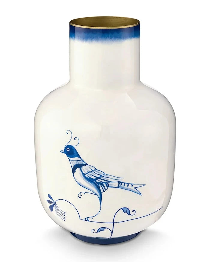 Pip Studio The Blue Bird Dekoratif Vazo 20 x 30 cm