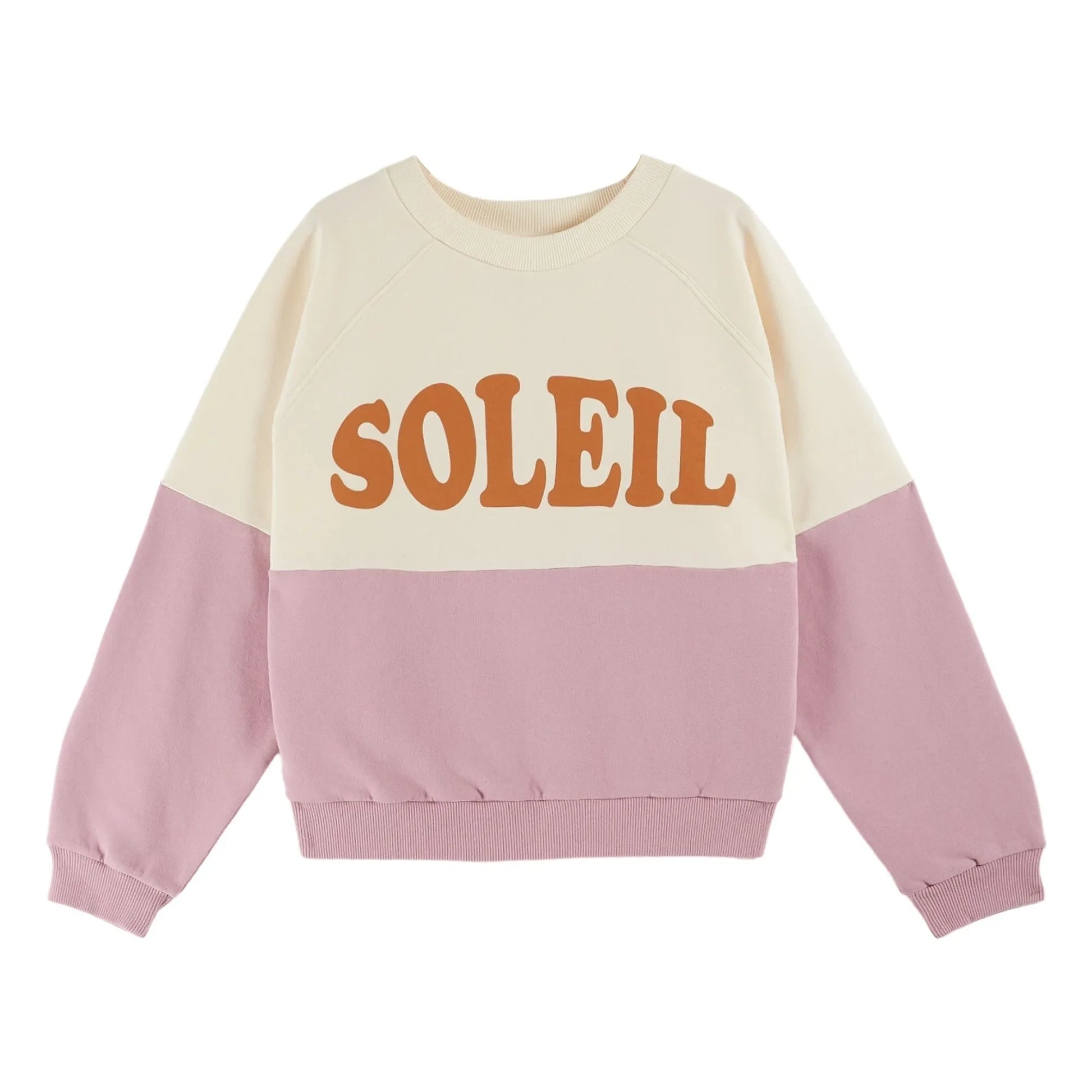 Emile et Ida - Bahamas organic cotton sweatshirt | Lilac