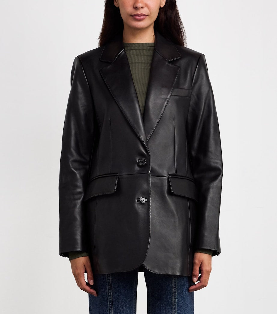 Black Ash Leather Jacket