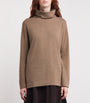 Colombo Brown Cashmere Rollneck Sweater