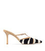 Jimmy Choo Black x Conner Ives Gloria Zebra Mules 85