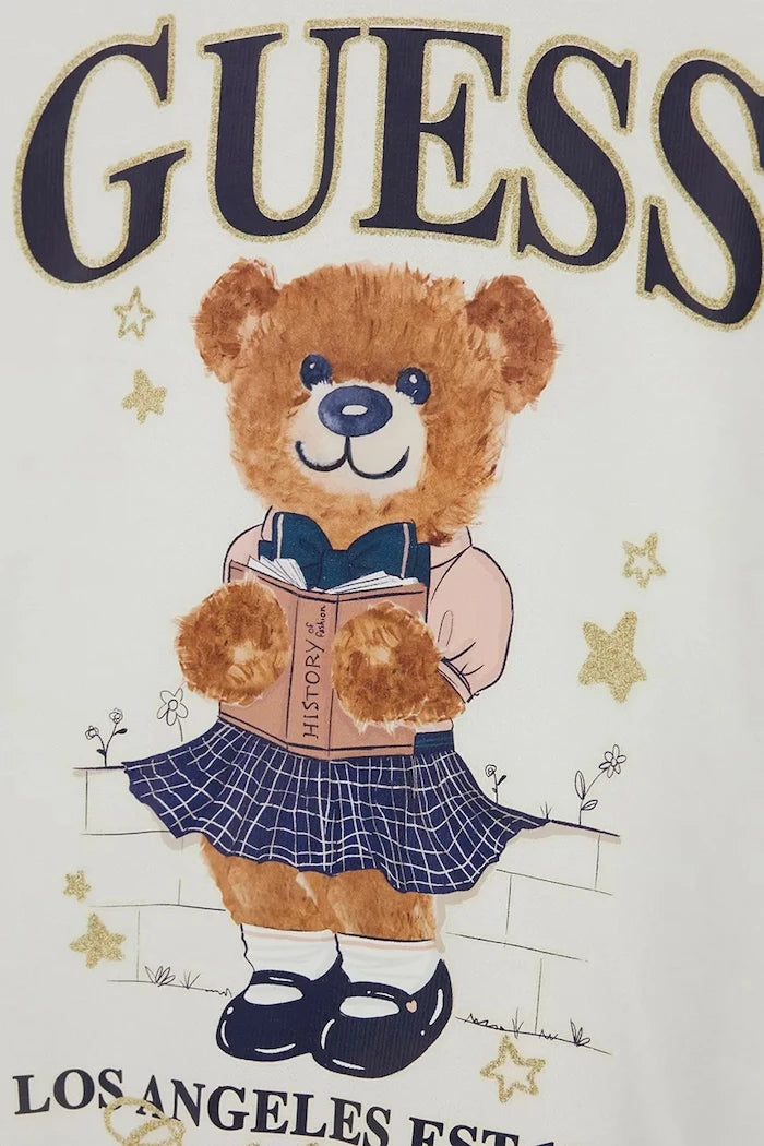 Guess Çocuk Pamuklu Sweatshirt