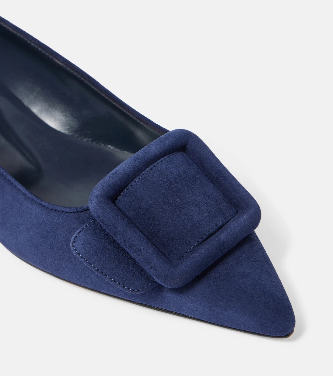 Manolo Blahnik - Maysale suede ballet flats