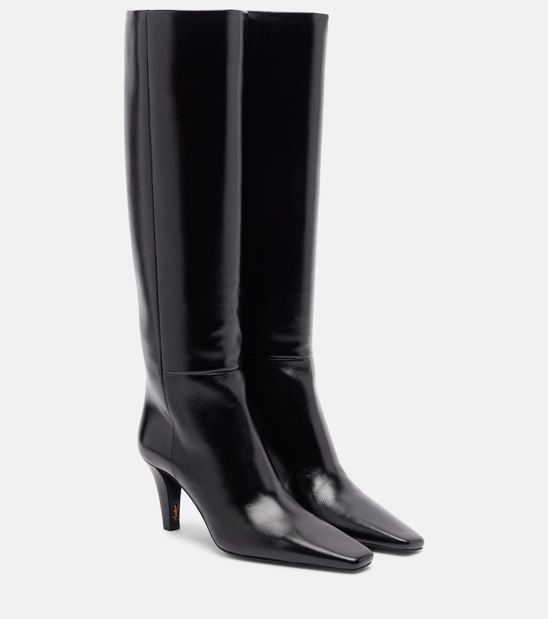 Saint Laurent - Jill 75 leather knee-high boots