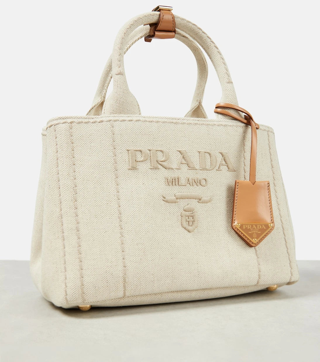 Prada - Giardiniera Medium canvas tote bag