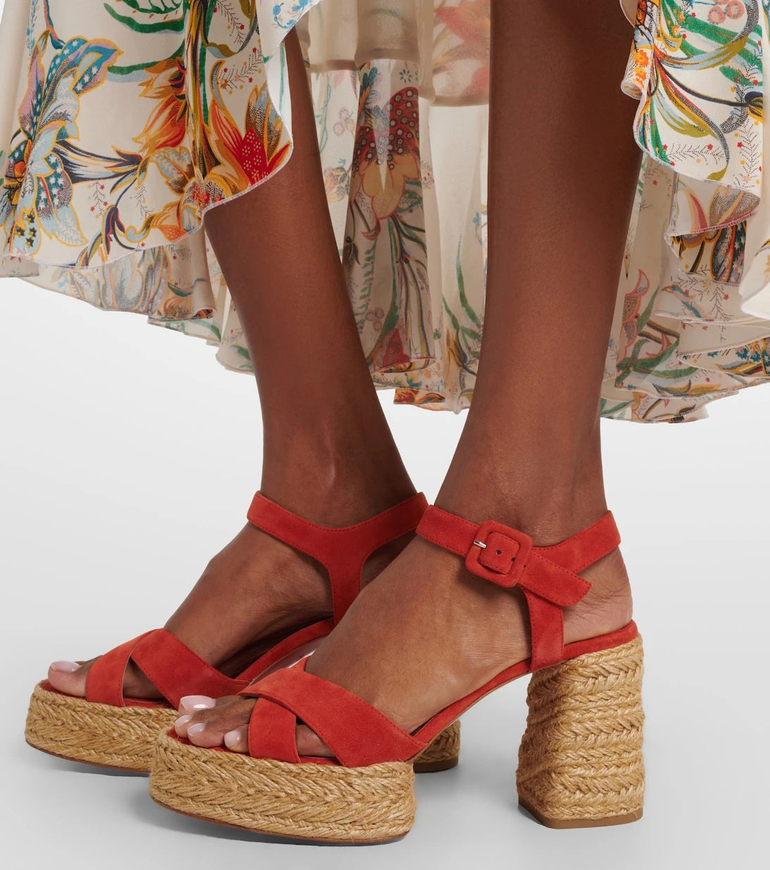 Christian Louboutin - Calakala suede espadrille sandals