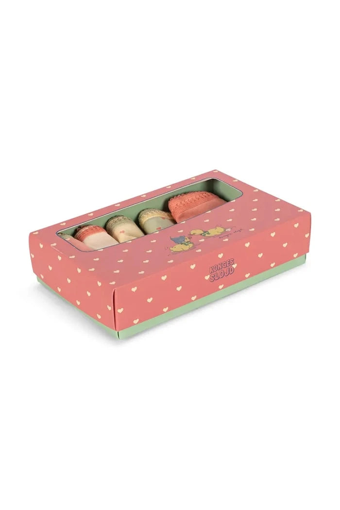 Konges Sløjd Klasik Çocuk Pamuk Elastan BASIC 5 PACK GIRL UNDERPANTS GOTS 5'li
