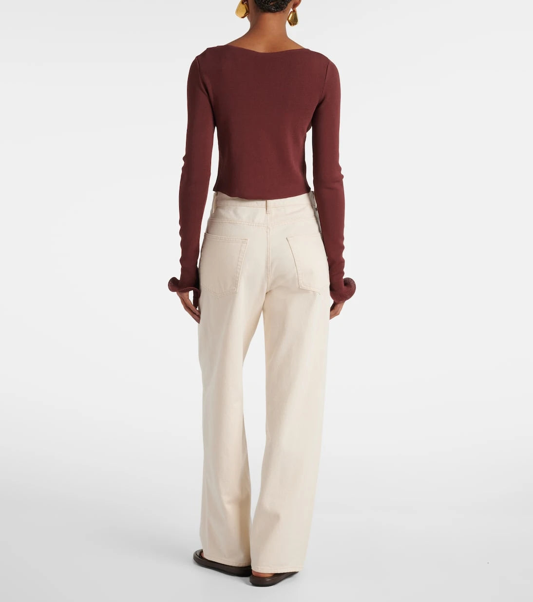 Same - Knitted ruffled top
