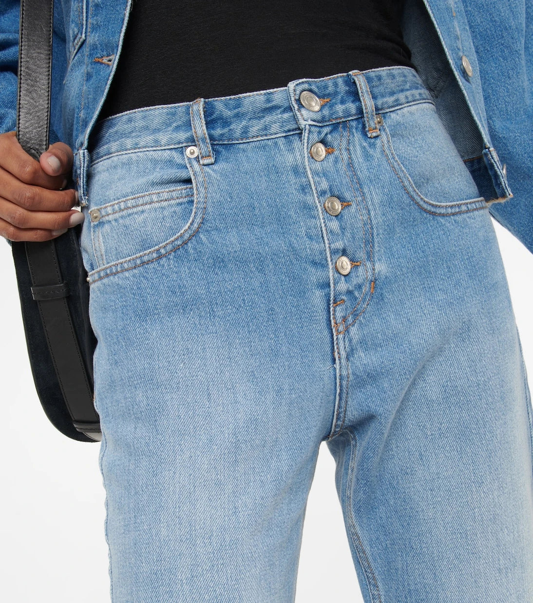 Marant Etoile - Belden high-rise slim-fit pants