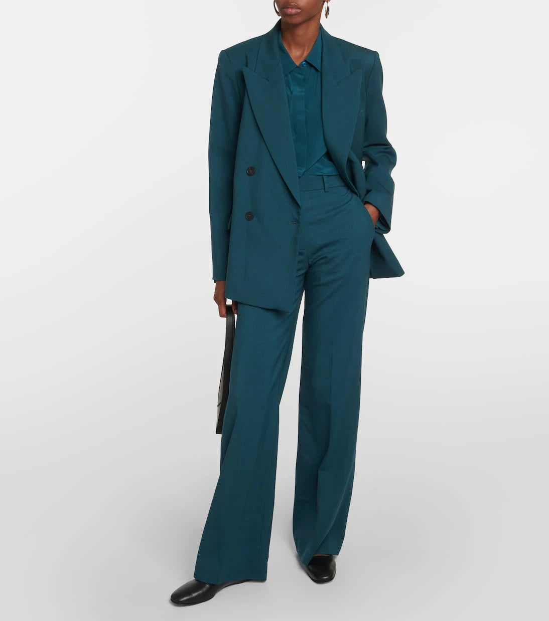 Joseph - Morissey mid-rise wool straight pants
