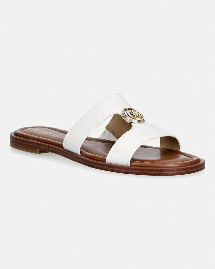 MICHAEL Michael Kors Kadın Deri Erin Flat Sandal