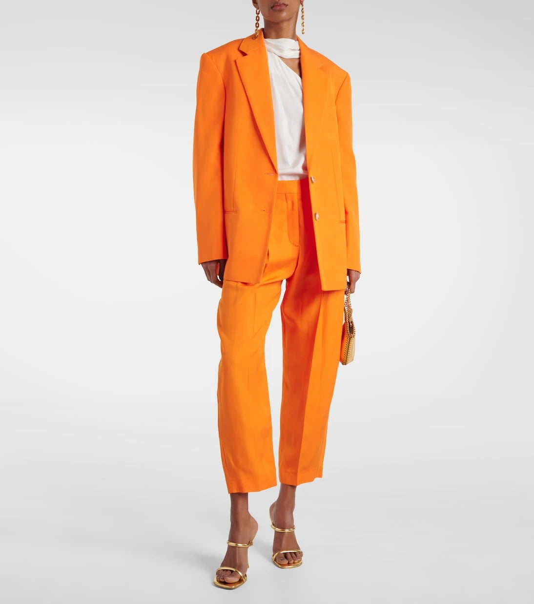 Stella McCartney - Single-breasted crêpe blazer