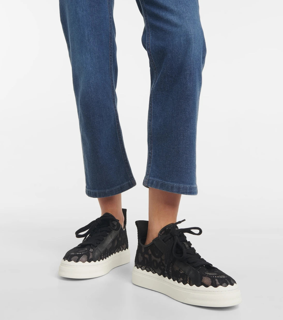 Chloé - Lauren lace sneakers