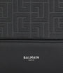 Balmain Leather PB Monogram Backpack