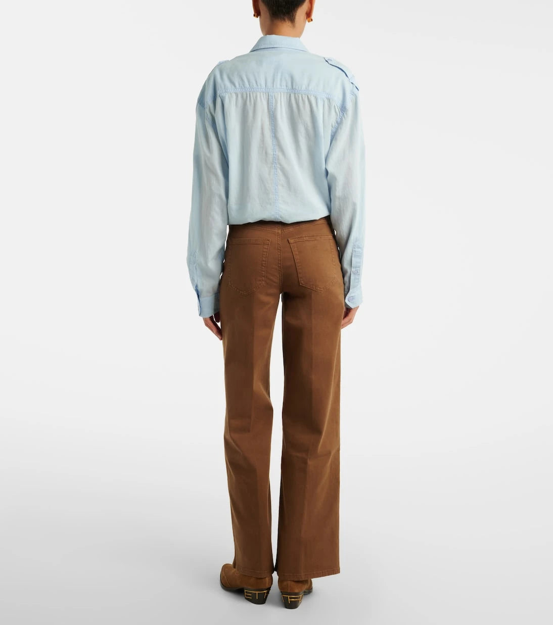 Frame - Le Slim Palazzo wide-leg jeans