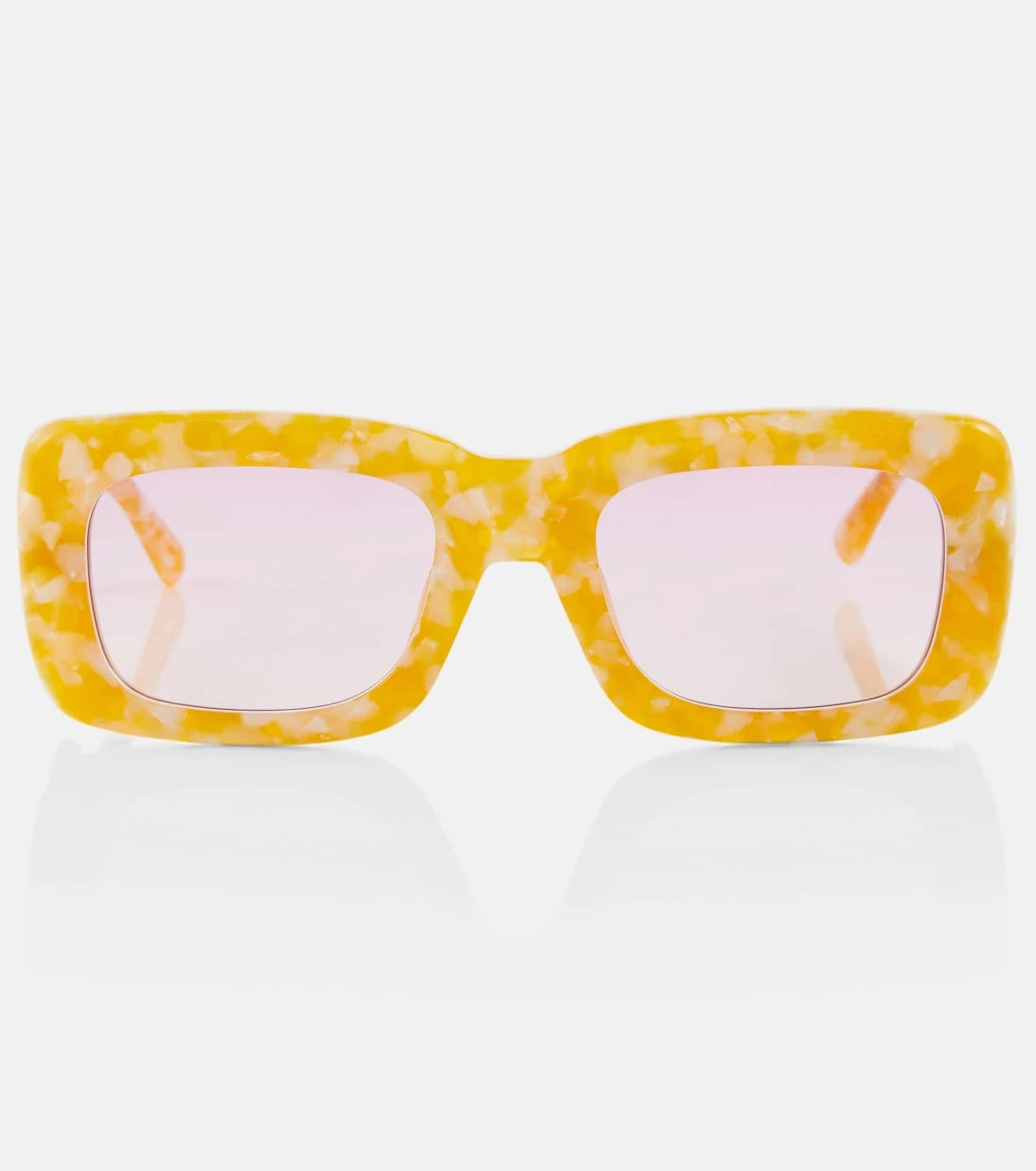 The Attico - x Linda Farrow Marfa rectangular sunglasses