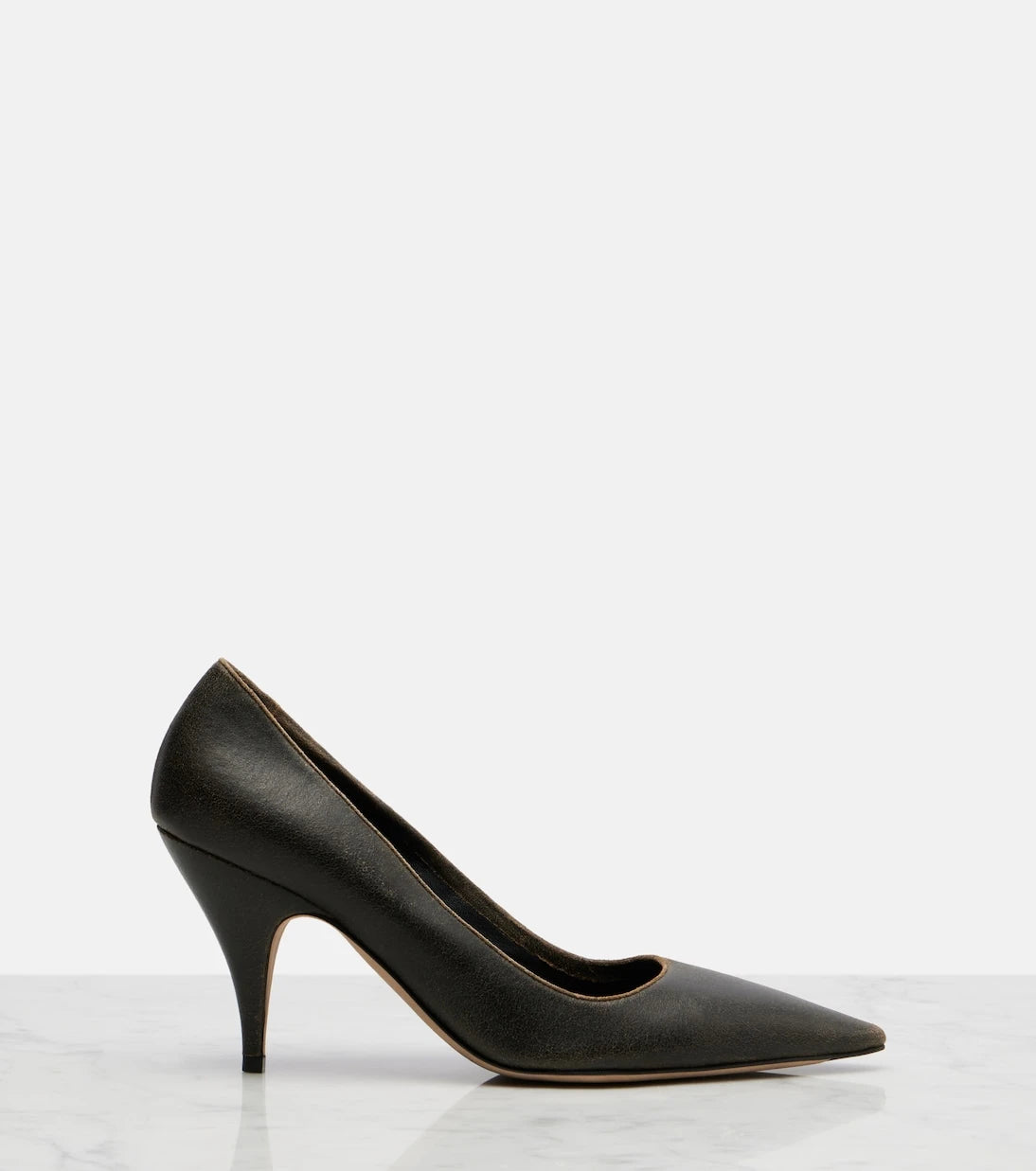 The Row - Liisa Three leather pumps